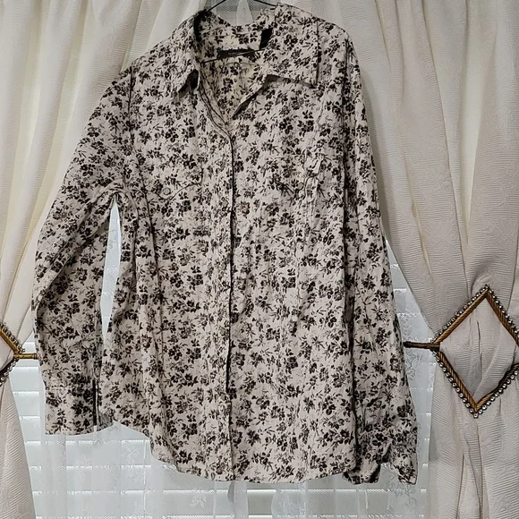 Liz Claiborne snap button western - Picture 2 of 8